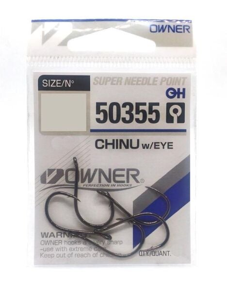 Owner 50355 Siyah Nikel Delikli Olta İğnesi