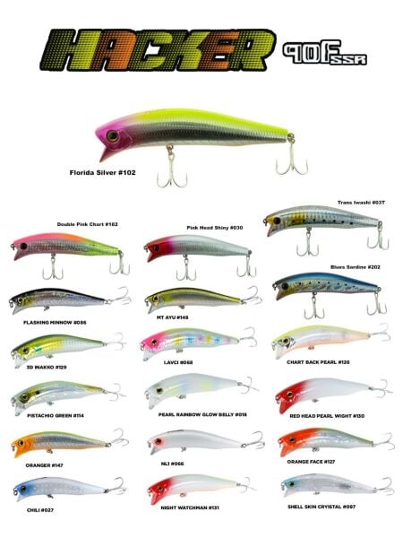 Fujin Hacker 90 mm 13.7 gr SSR Floating Maket Balık