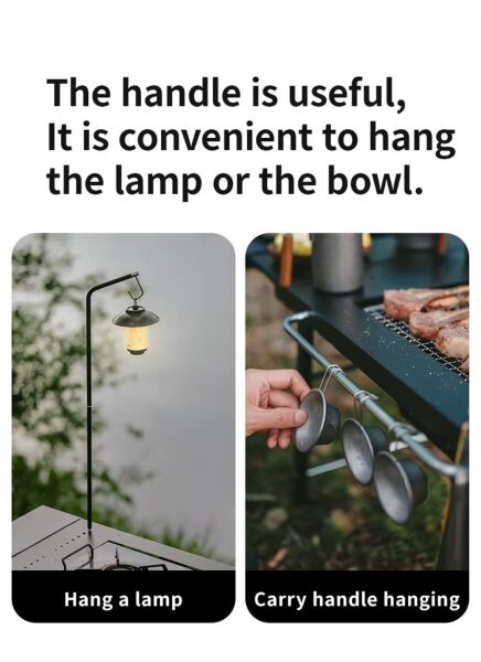 Naturehike IGT Multifunctional Travel Barbecue + Katlanabilir Masalı BLACK