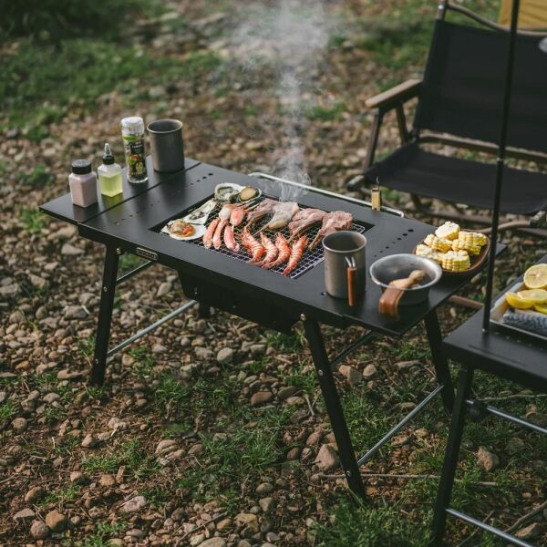 Naturehike IGT Multifunctional Travel Barbecue + Katlanabilir Masalı BLACK