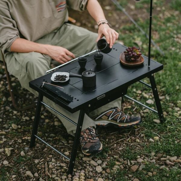 Naturehike IGT Multifunctional Travel Barbecue + Katlanabilir Masalı BLACK