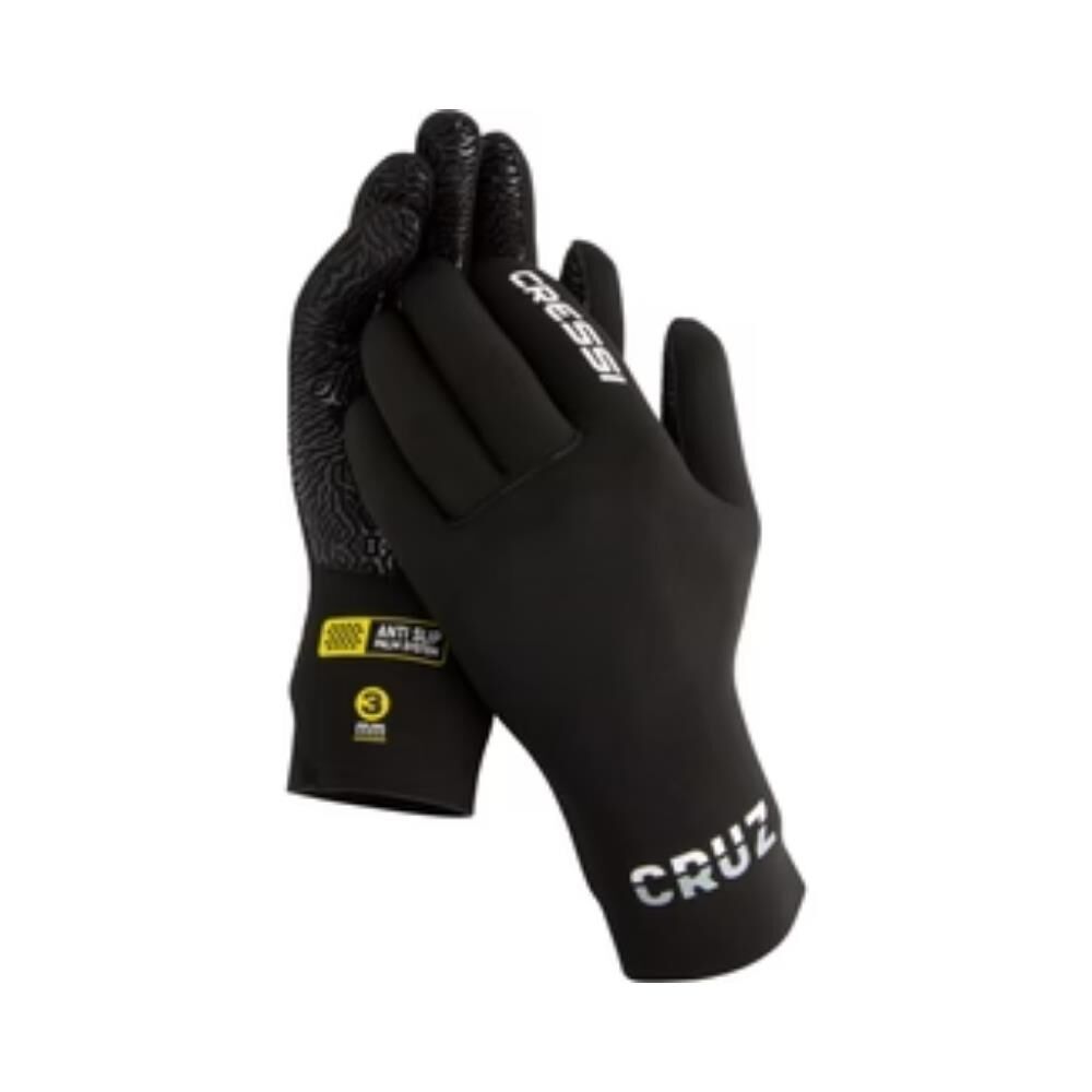 Cressi Cruz Dalış Eldiveni BLACK - 3MM - L - NO:4
