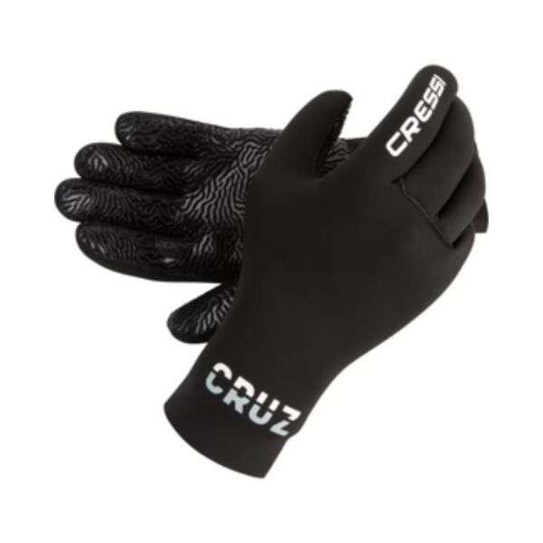 Cressi Cruz Dalış Eldiveni BLACK - 3MM - L - NO:4