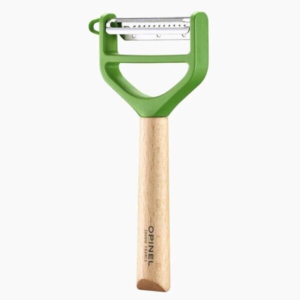 Opinel T-Duo Ahşap Saplı Meyve-Sebze Soyacağı YEŞİL