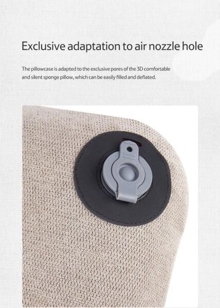 Naturehike 3D Anti-Slip Comfort Kaymaz Yastık Kılıfı Khaki