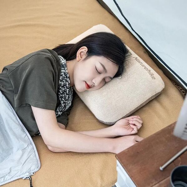 Naturehike 3D Anti-Slip Comfort Kaymaz Yastık Kılıfı Khaki