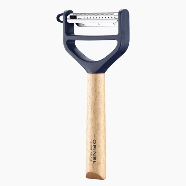 Opinel T-Duo Ahşap Saplı Meyve-Sebze Soyacağı LACİVERT