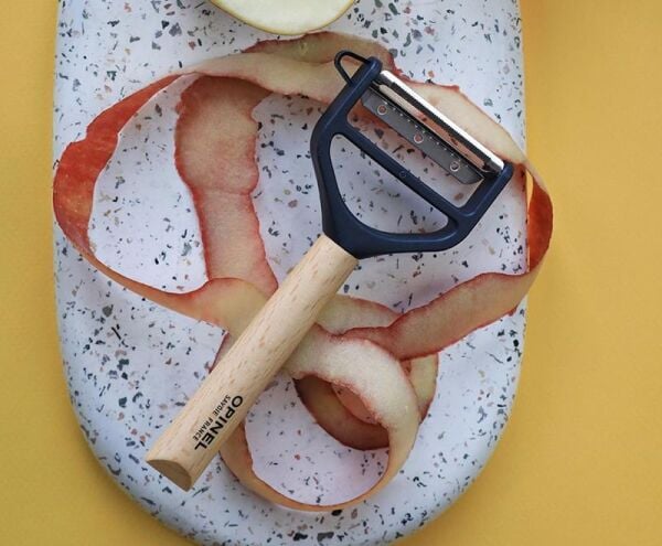 Opinel T-Duo Ahşap Saplı Meyve-Sebze Soyacağı LACİVERT