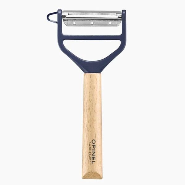 Opinel T-Duo Ahşap Saplı Meyve-Sebze Soyacağı LACİVERT