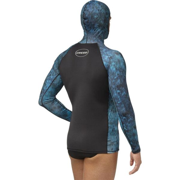 Cressi Cobia Rashguard Shirt BLUE CAMO - S