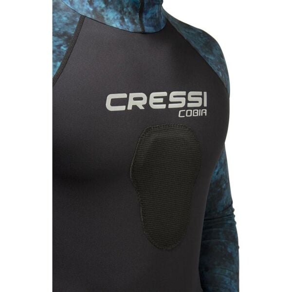 Cressi Cobia Rashguard Shirt BLUE CAMO - S