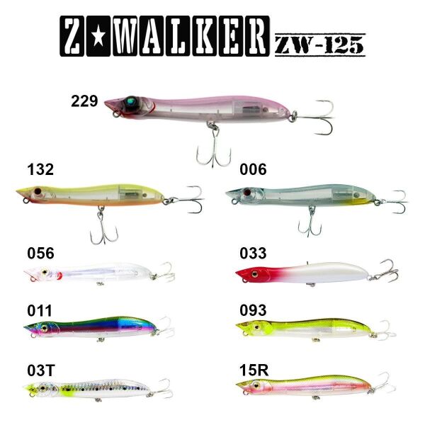 Fujin Z-Walker 125mm 18gr Su Üstü Suni Yem