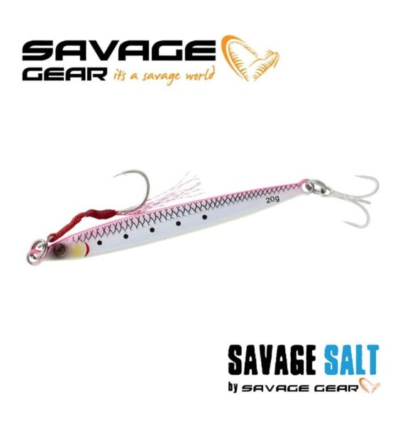 Savage Gear Sardine Slider Micro Jigs 8.5cm 20gr Jig Yem Pink Glow