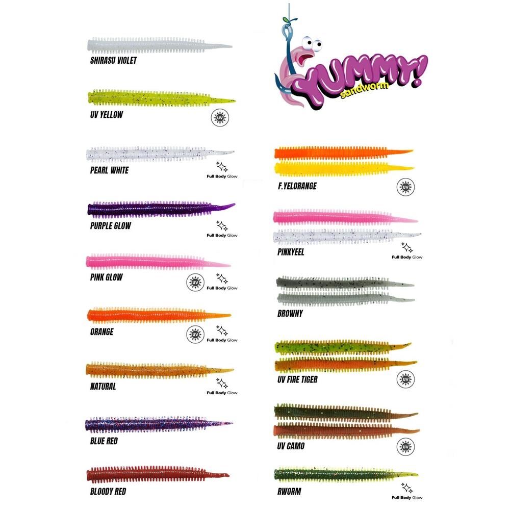 Fujin Yummy Sandworm 7Cm Silikon Yem