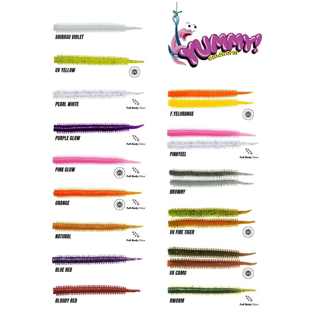 Fujin Yummy Sandworm 7Cm Silikon Yem