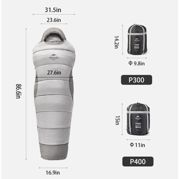 Naturehike Penguin Pamuklu Uyku Tulumu Broad Cold Brown - P300