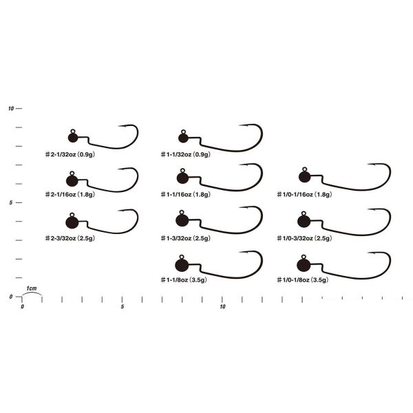 Decoy VJ-71 Nail Bomb Jig Head NO:1 - 2,5 GR - 2,5 GR