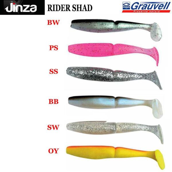Grauvell Jinza Rider Shad Slikon Yem 12Cm