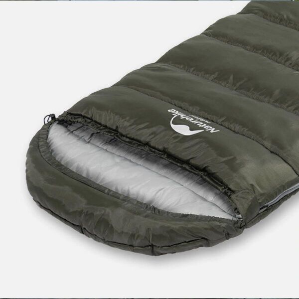 Naturehike U250 Zarf Tarzı Kapüşonlu Uyku Tulumu -10°C HAKİ - Left