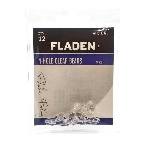 Fladen 4 Yönlü Şeffaf Boncuk 12Li S