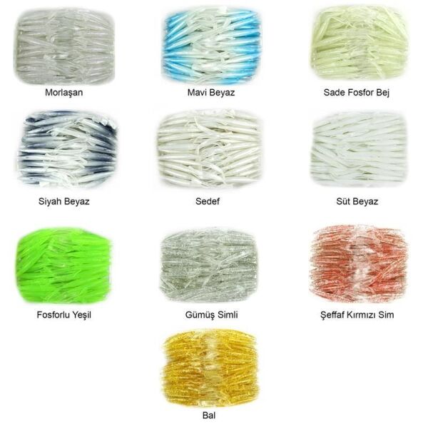 Sasi Yuvarlak Silikon 8.5 cm Silikon Yem Sade Fosfor Bej