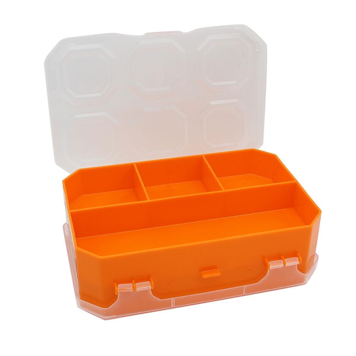 Süper Bag 8 Alfa Çift Yönlü Organizer Balıkçı Malzeme Kutusu TURUNCU