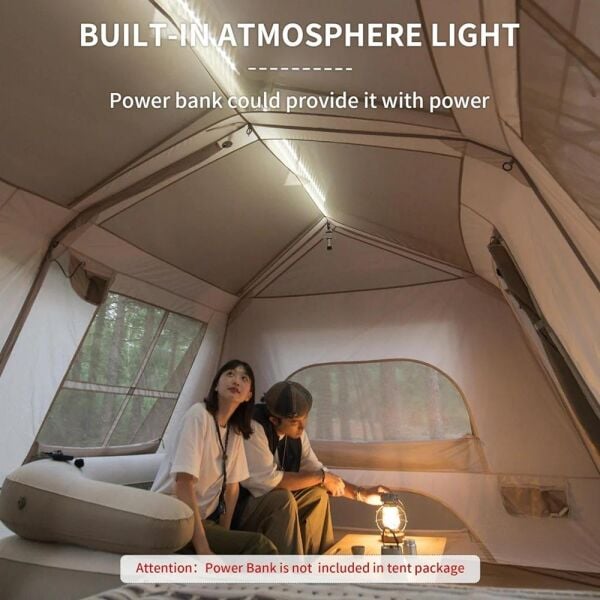 Naturehike Glamping Village 13 Otomatik Kurulum Çadır BROWN