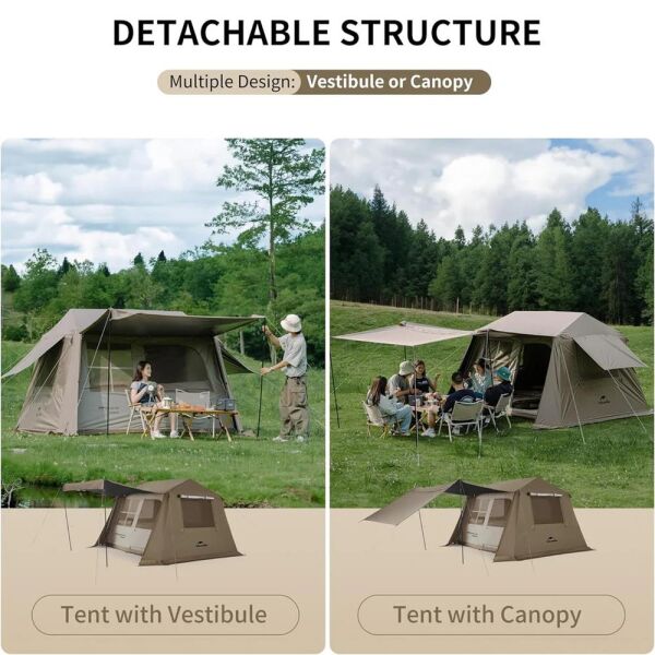 Naturehike Glamping Village 13 Otomatik Kurulum Çadır BROWN