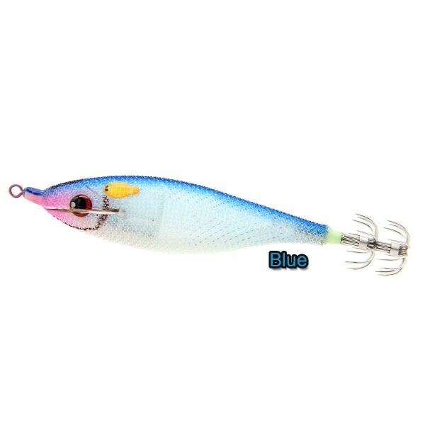 Dtd Retro Bukva Jig 8cm Glowlu Kalamar Zokası BLUE