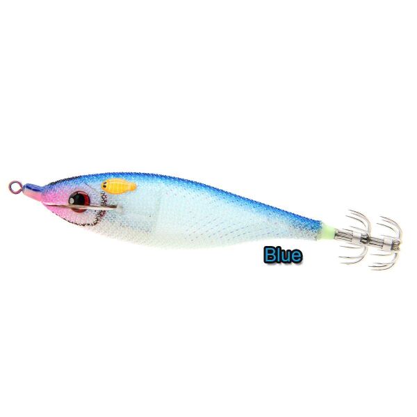 Dtd Retro Bukva Jig 8cm Glowlu Kalamar Zokası BLUE
