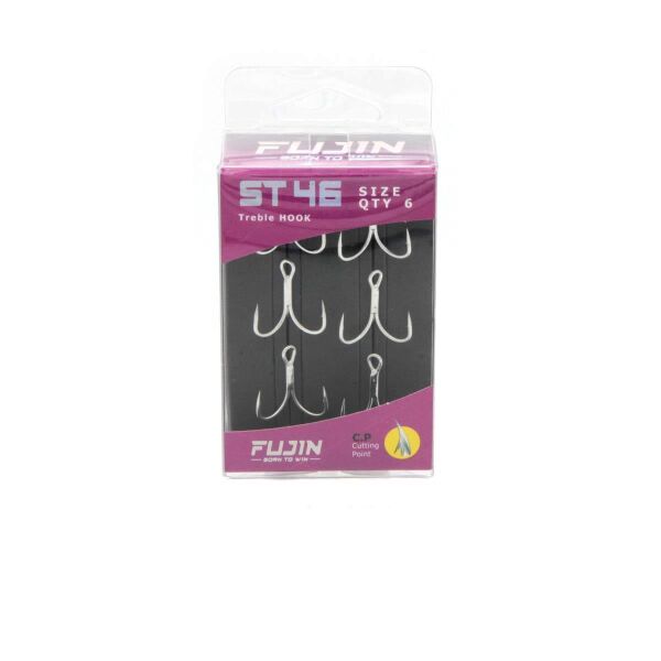 Fujin ST46 Nikel Üçlü Maket Balık İğnesi NO:10