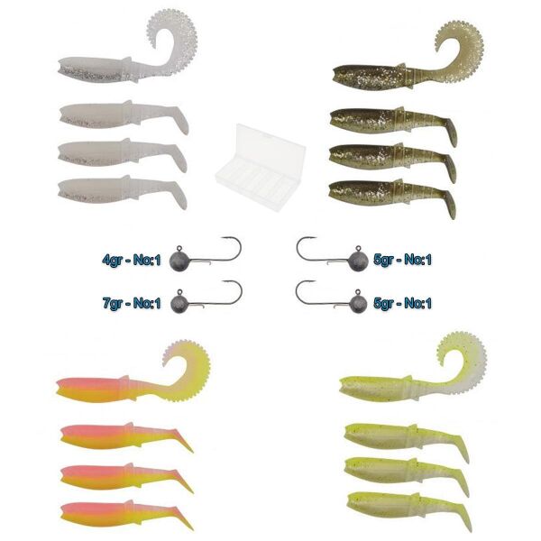 Savage Gear Cannibal Box Kit S Silikon Yem Set