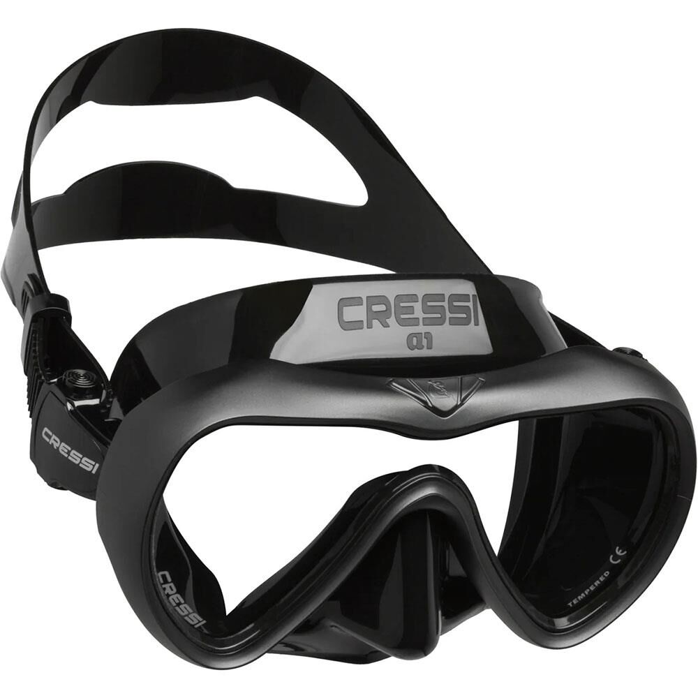 Cressi A1 Dalış Maskesi BLACK/GRAPHITE