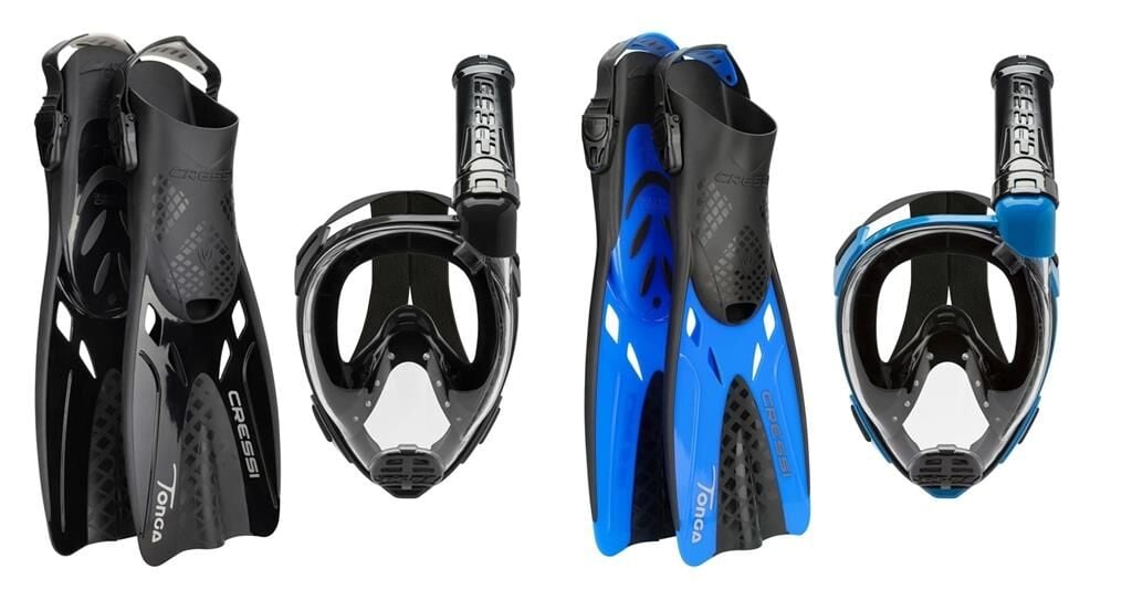 Cressi Baron + Tonga Maske Şnorkel Seti