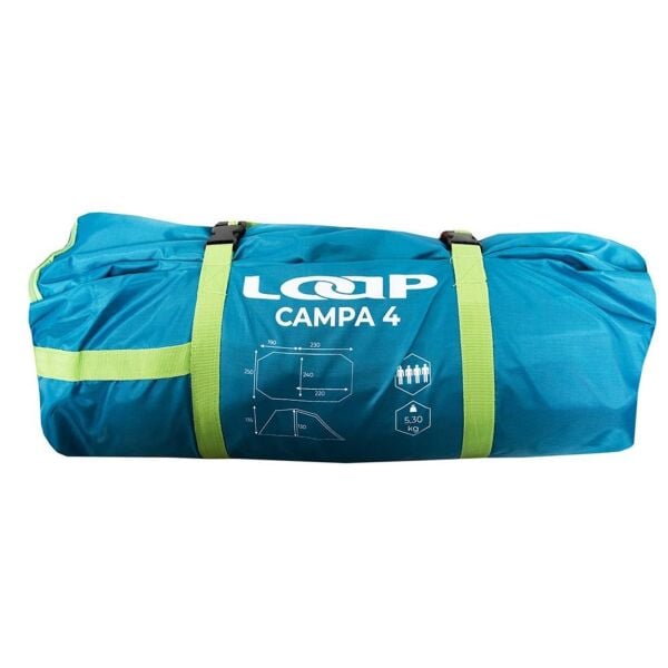 Loap Campa 4 Kişilik Kamp Çadırı PETROL