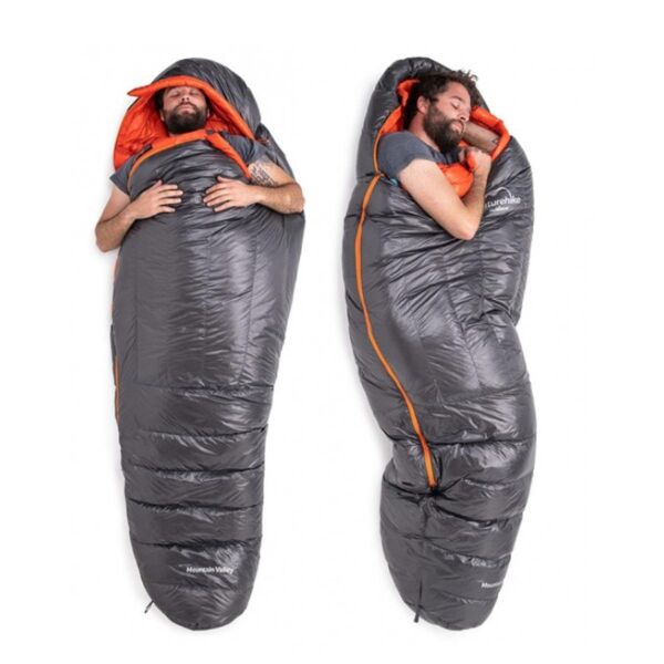Naturehike ULG-1000G Mumya Kaz Tüyü Uyku Tulumu -32°C GRİ