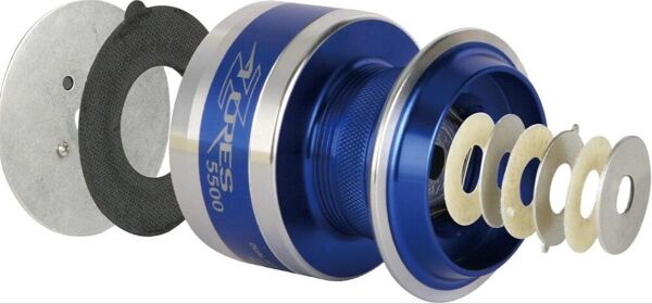 Okuma Azores-5000P Blue 8+1 BB Olta Makinesi
