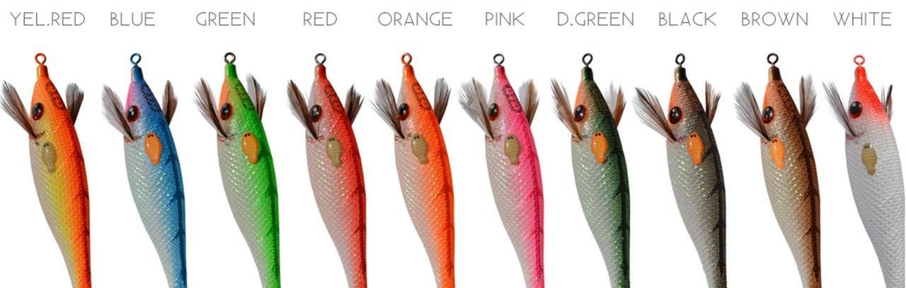 Dtd Retro Bukva Jig 8cm Glowlu Kalamar Zokası Yellow/Red