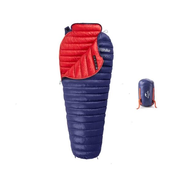 Naturehike CW300 Ultralight Mumya Kaz Tüyü Uyku Tulumu -10°C MAVİ