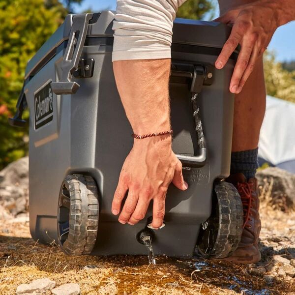 Coleman Convoy Wheeled 65 QT Tekerlekli Soğutucu Buzluk 61.5 Lt Dark Storm