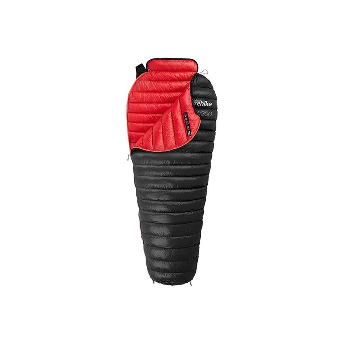 Naturehike CW300 Ultralight Mumya Kaz Tüyü Uyku Tulumu -10°C SİYAH