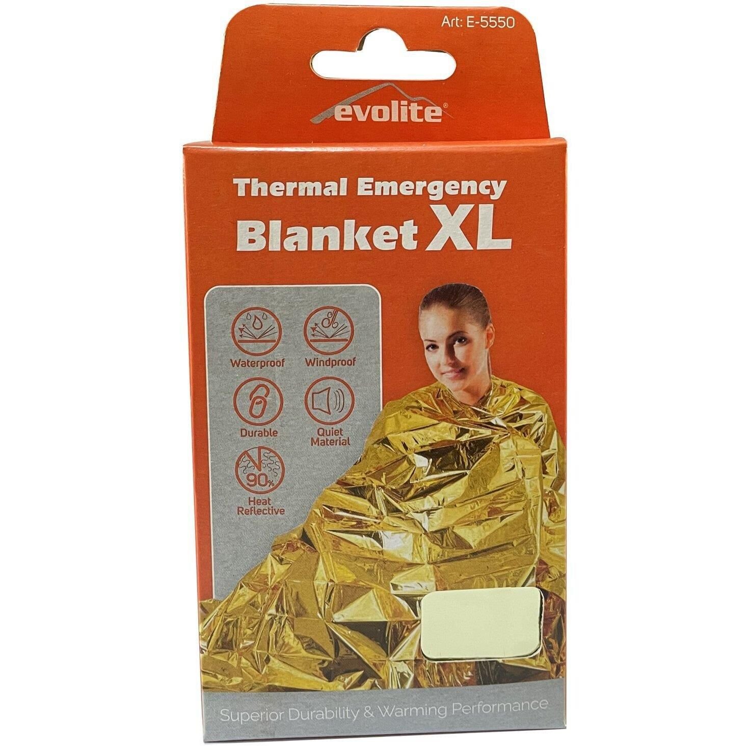 Evolite Acil Durum Termal Battaniye Blanket XL - 160x210cm