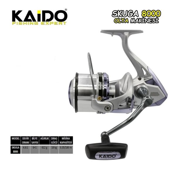 Kaido Skuga SF8000 SS Surf Casting Olta Makinesi