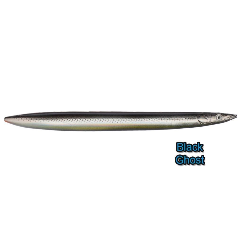 Savage Gear B-SG Line Thru Sandeel 150mm 27Gr Suni Yem Black Ghost