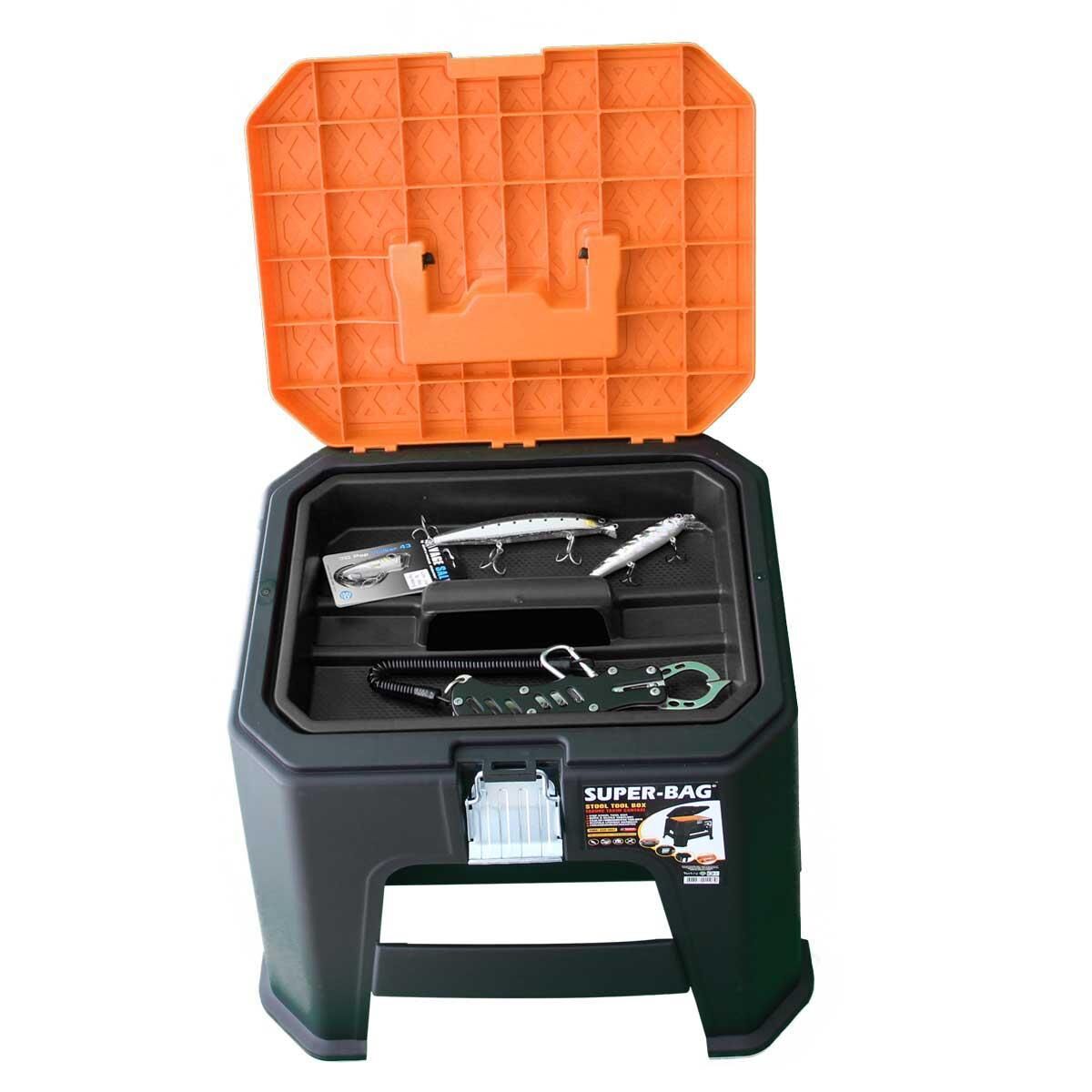 Süper Bag Stool Tool Box Tabure Takım Çantası TURUNCU