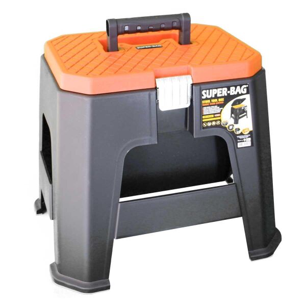 Süper Bag Stool Tool Box Tabure Takım Çantası TURUNCU