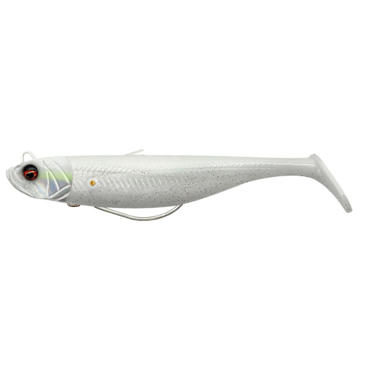 Savage Gear Savage Minnow Weedless 10 cm 16 gr 2+1 Silikon Yem White Pearl Silver