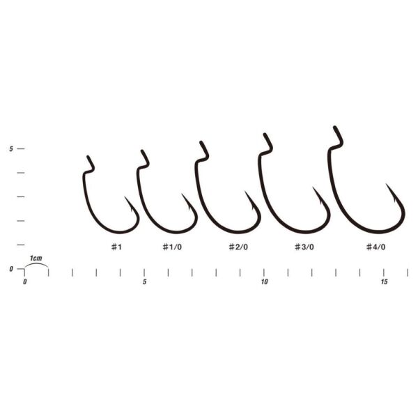 Decoy Worm13s Rock Fish Limited Güçlendirilmiş Offset Olta İğnesi NO:1/0