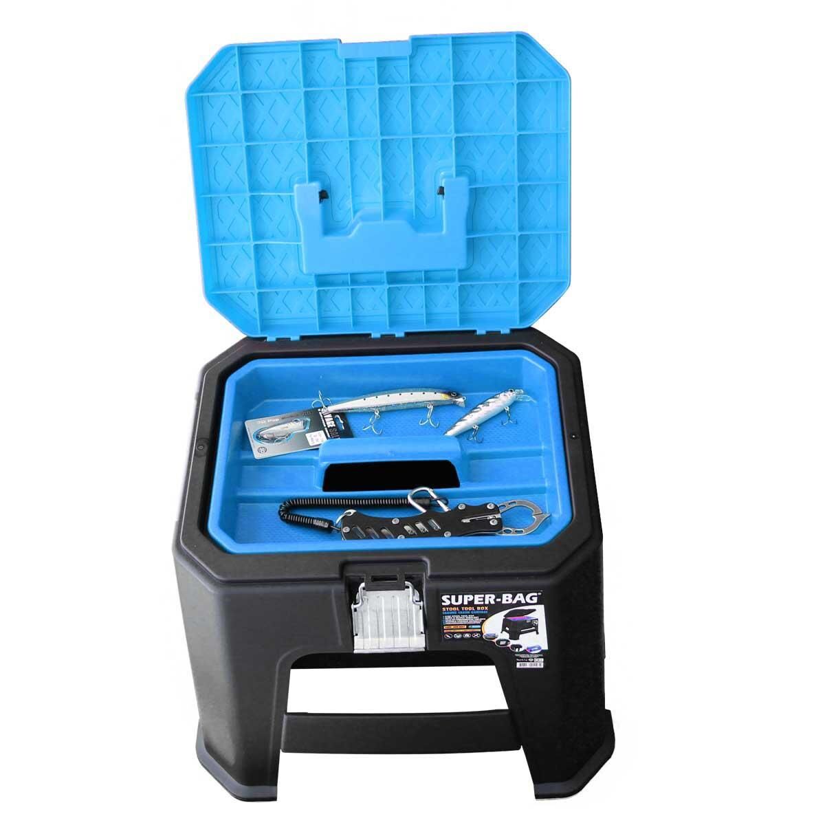 Süper Bag Stool Tool Box Tabure Takım Çantası MAVİ