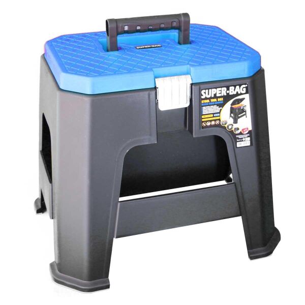 Süper Bag Stool Tool Box Tabure Takım Çantası MAVİ